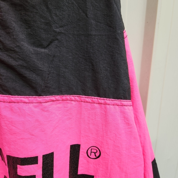 Grail Vintage 90s Neon Duracell Quarter Zip Pullover Windbreaker Men's XL Black - Picture 16 of 16